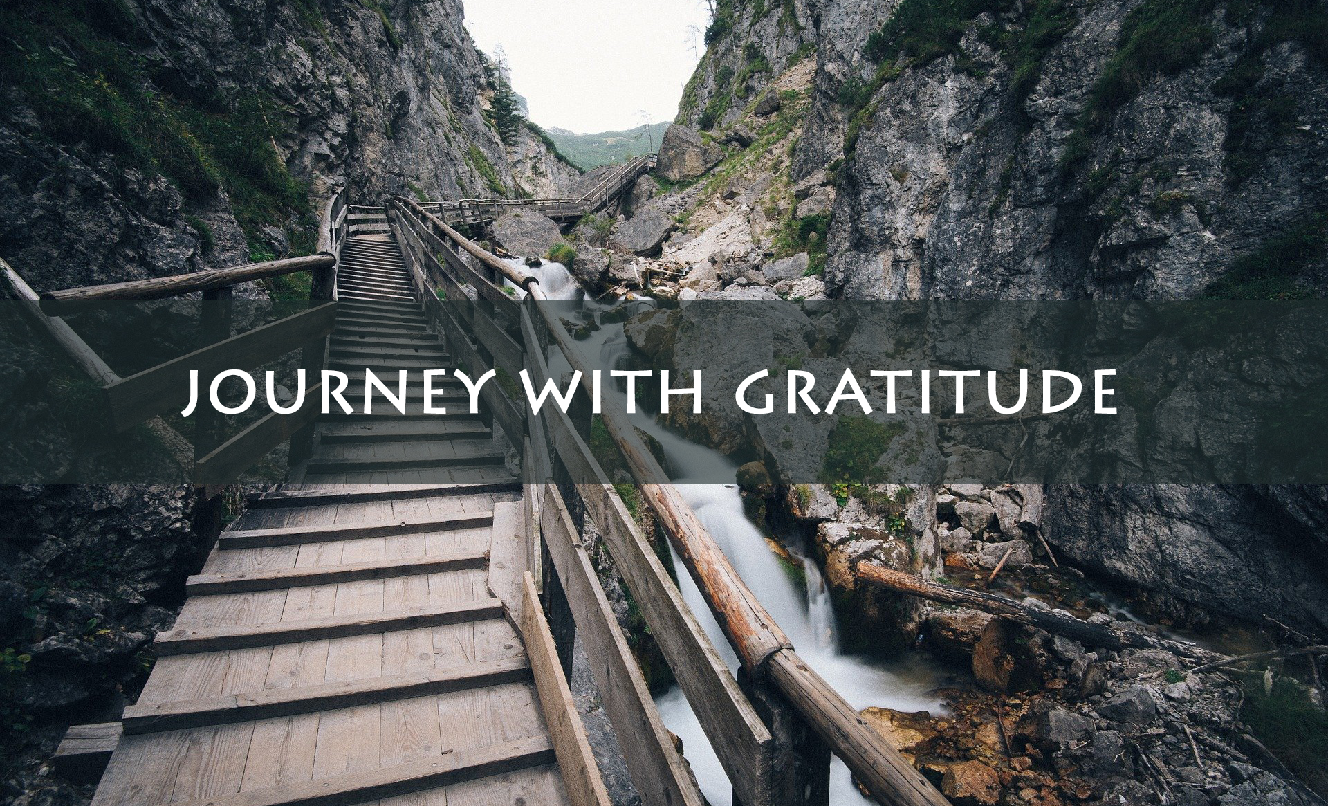 Journey with gratitude <br/> Mathai John